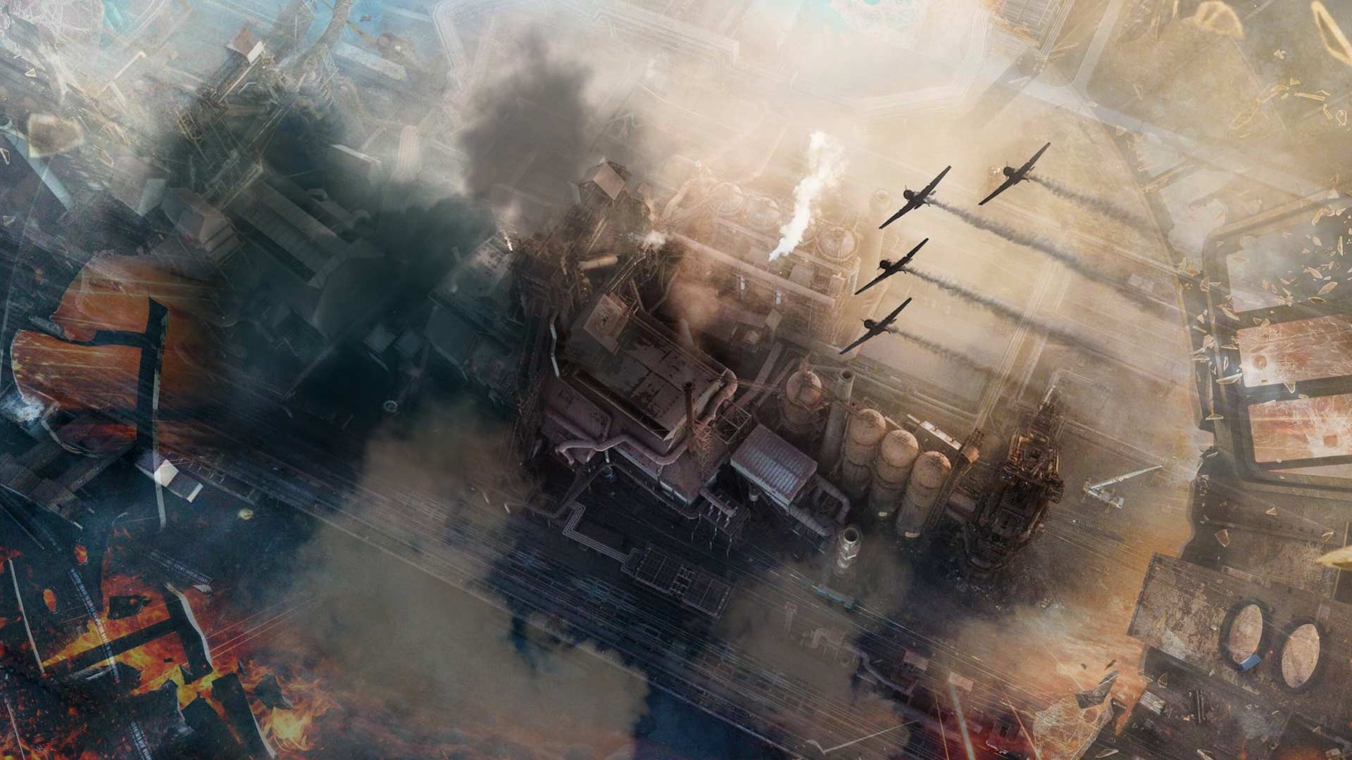 Air breakthrough on Azovstal. Sky